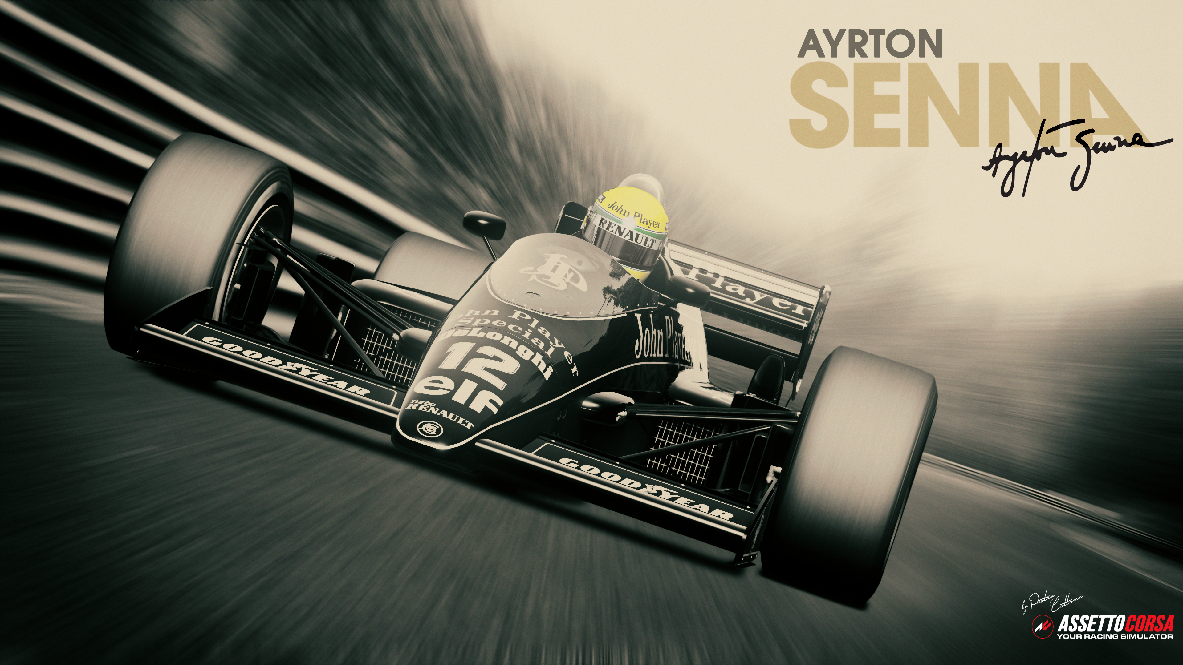 ASSETTO CORSA | AYRTON SENNA | WALLPAPER