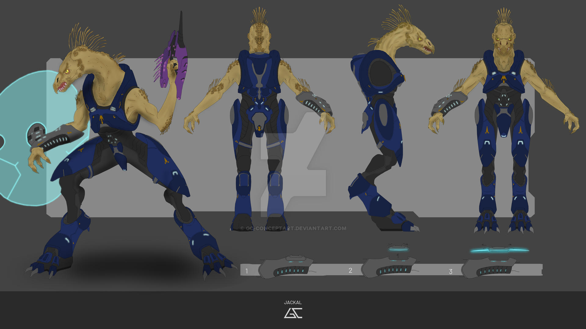 Jackal by GC-Conceptart on DeviantArt