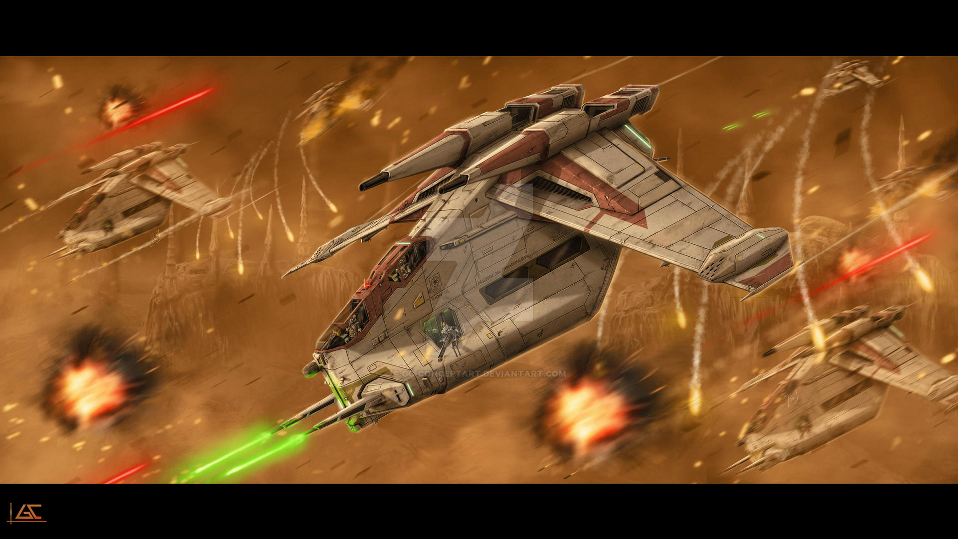 Lasat Star Wars Illustration STAR WARS - REDESIGN LAAT by GC-Conceptart on DeviantArt