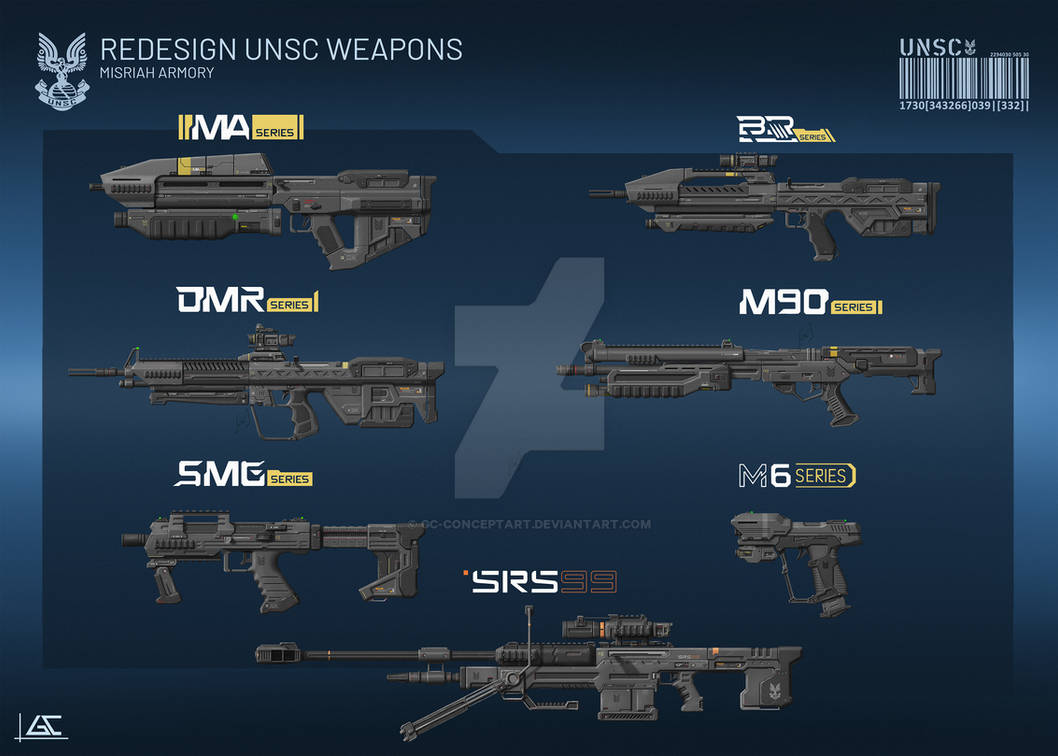 Impact Commando Rifle HALO - REDESIGN UNSC WEAPONS by GC-Conceptart on DeviantArt
