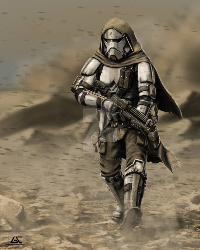 STAR WARS - DUNE TROOPER by GC-Conceptart on DeviantArt