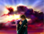 Tonks and Lupin by neysha-sheyla