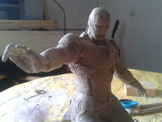 Iron Man clay Figurine - WIP