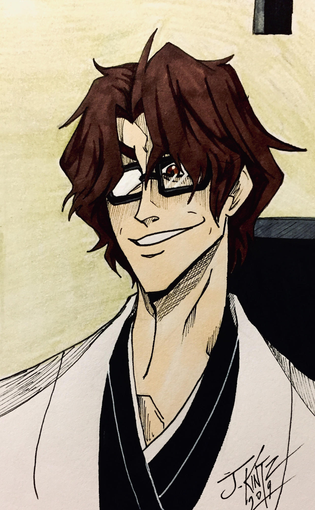 Bleach Redraw Aizen By Rinkusu001 On Deviantart Bleach Redraw Aizen By Rinkusu001 On Deviantart