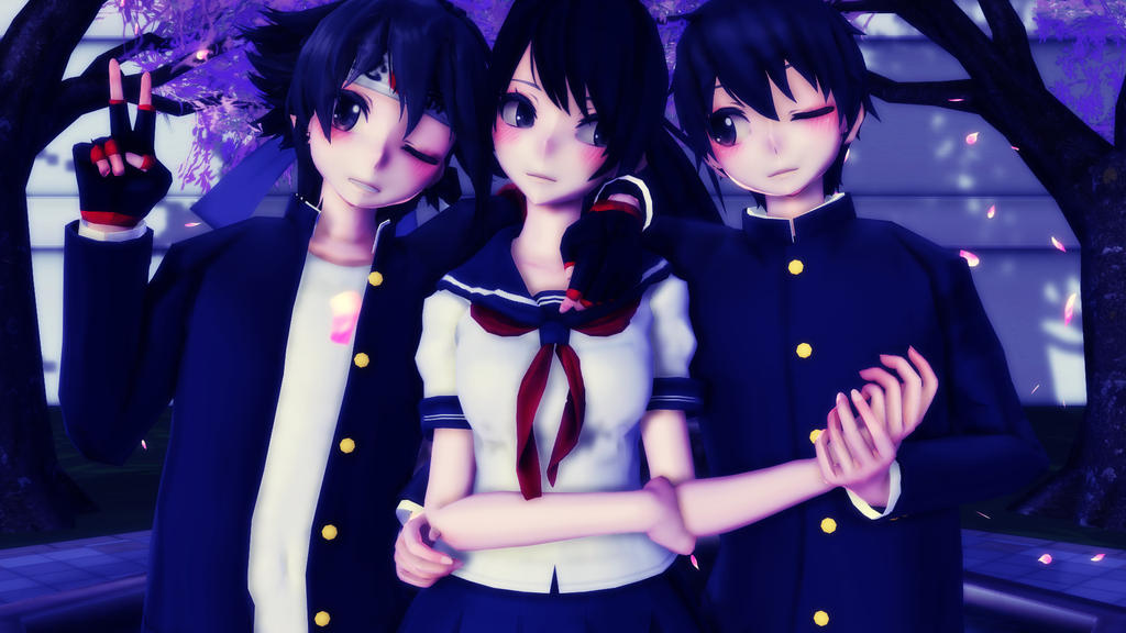 ayano X taro X budo by Gimena-cari on DeviantArt