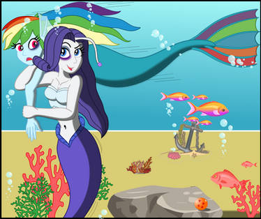 Equestria Mermaids Rainbow Toss