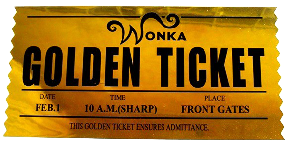 Golden Ticket Png