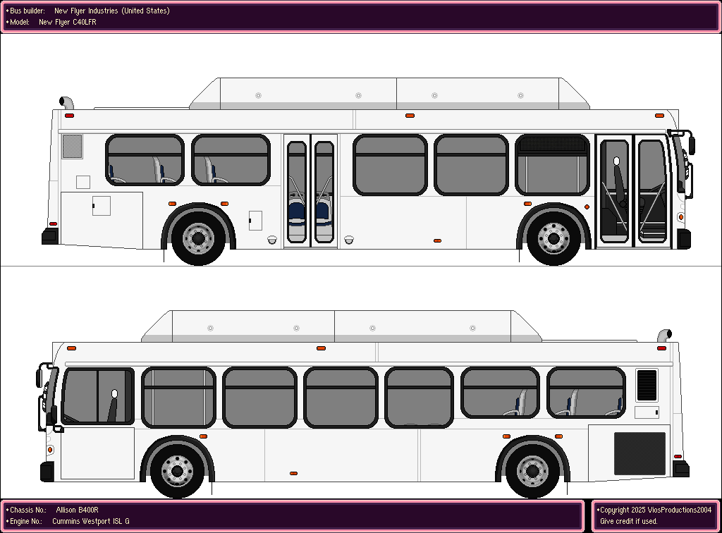 New Flyer C40LFR by Tourmaline7412 on DeviantArt
