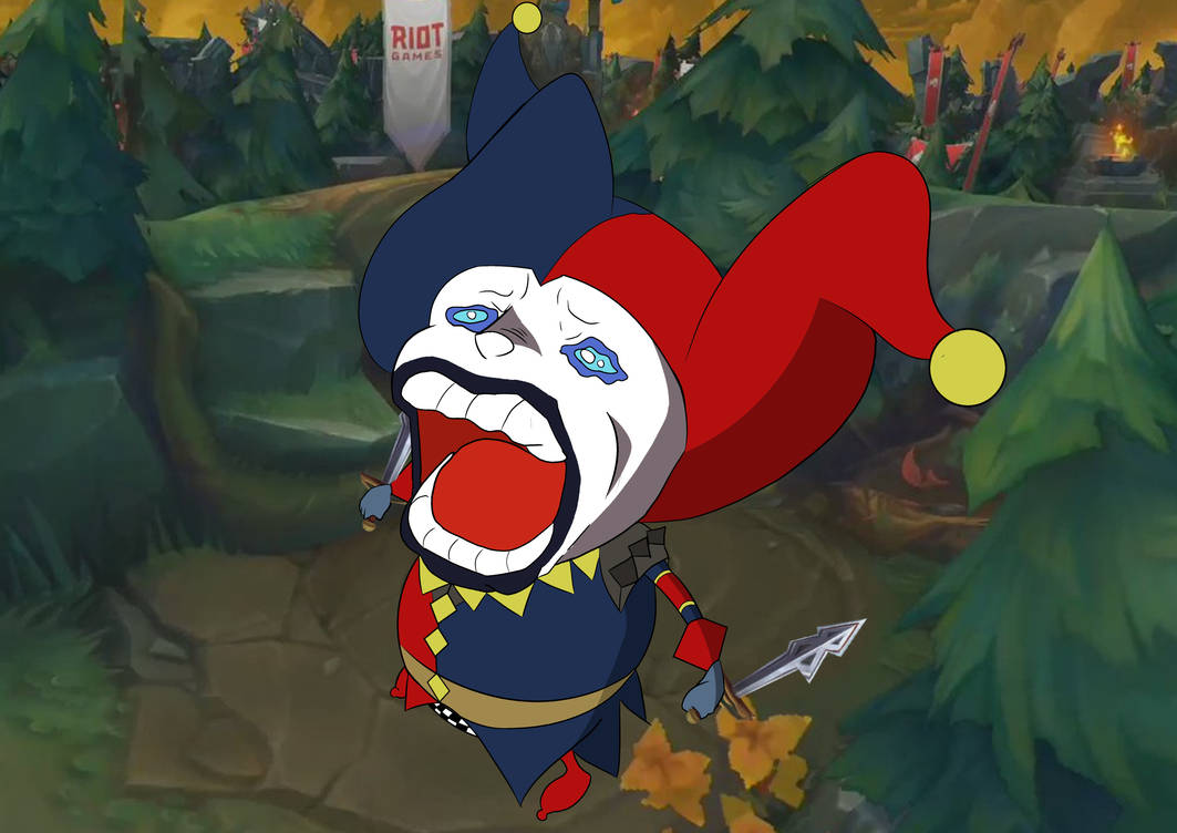 Shaco viendo su lore by OzAlejandro on DeviantArt