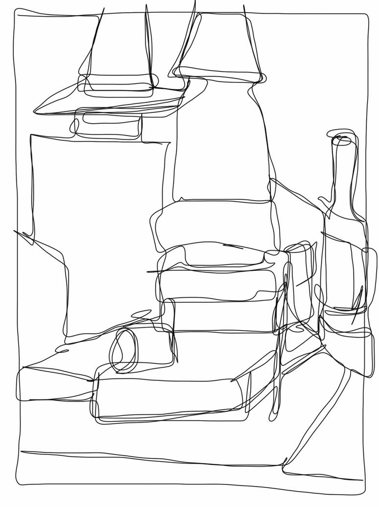 Continuous line drawing practice by i-Moosker on DeviantArt