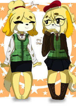Isabelle original and Isabelle of my style