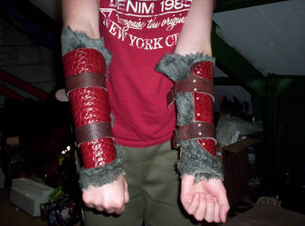 leather bracers