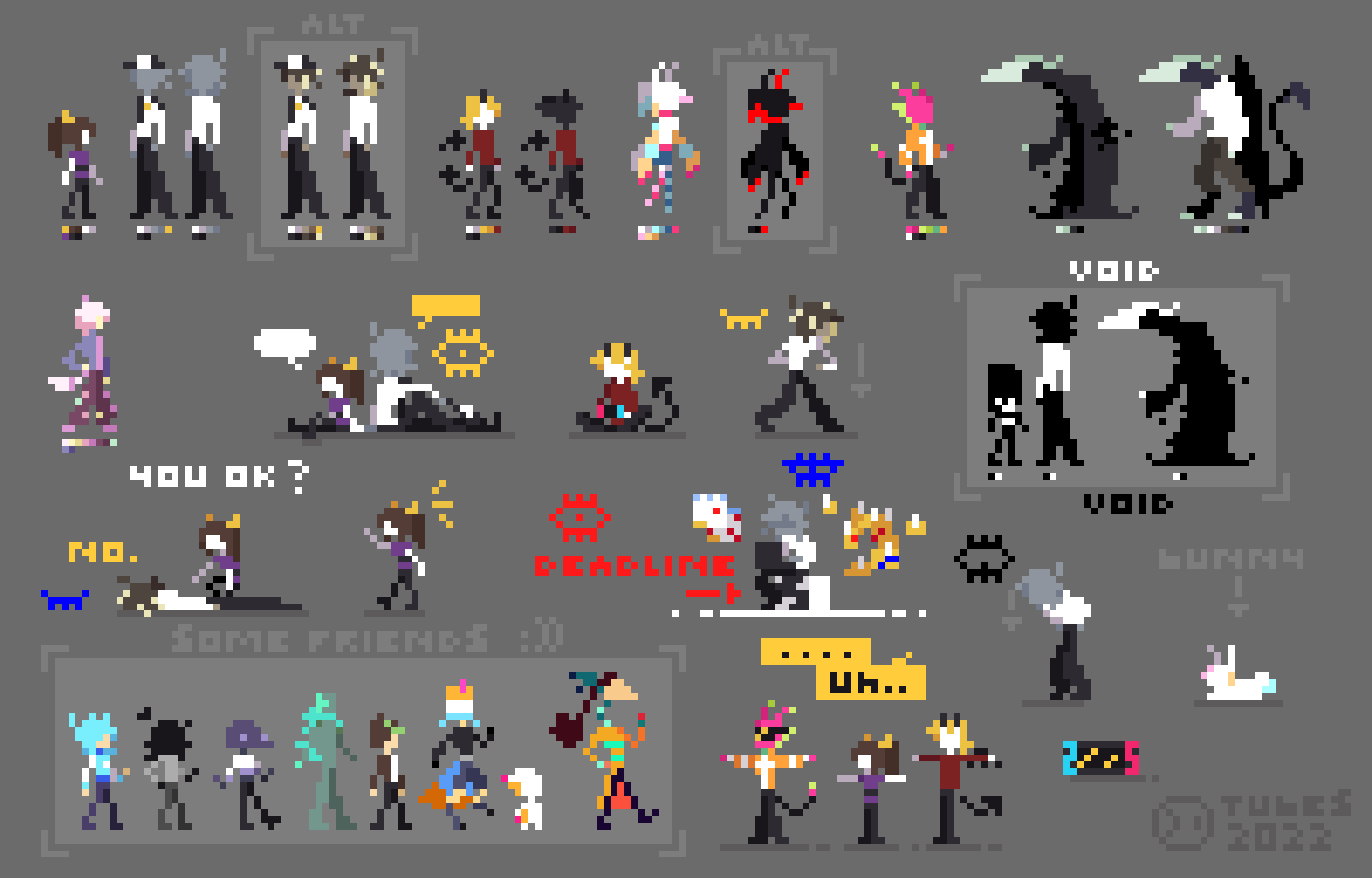 Sprite Mini Cartoon Tiny Sprites by TubesAnn on DeviantArt