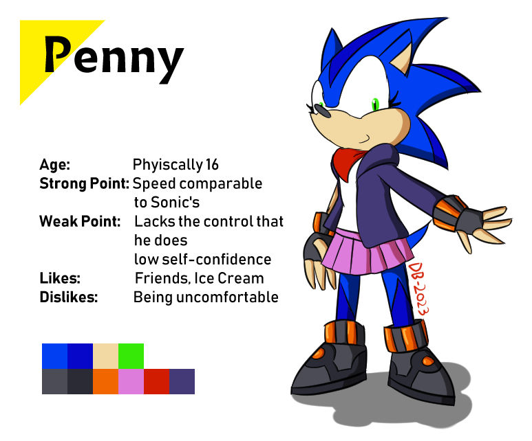 Penny Model Sheet by Duck-Bacon on DeviantArt
