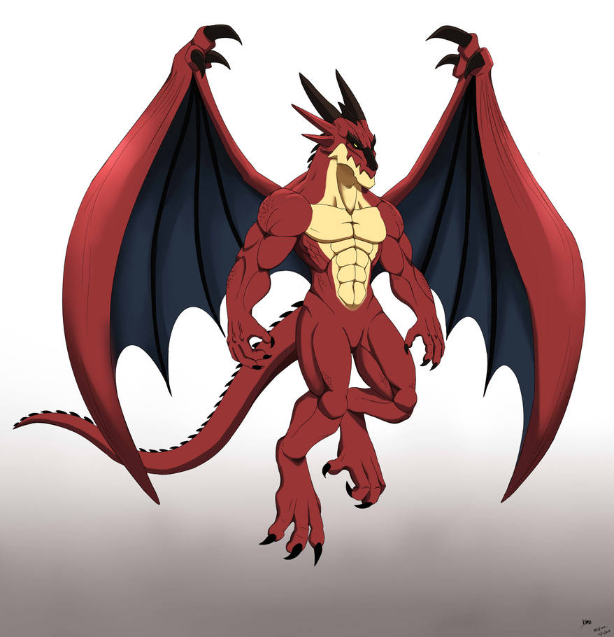 Humanoid Dragon 2 by ktmz27 on DeviantArt