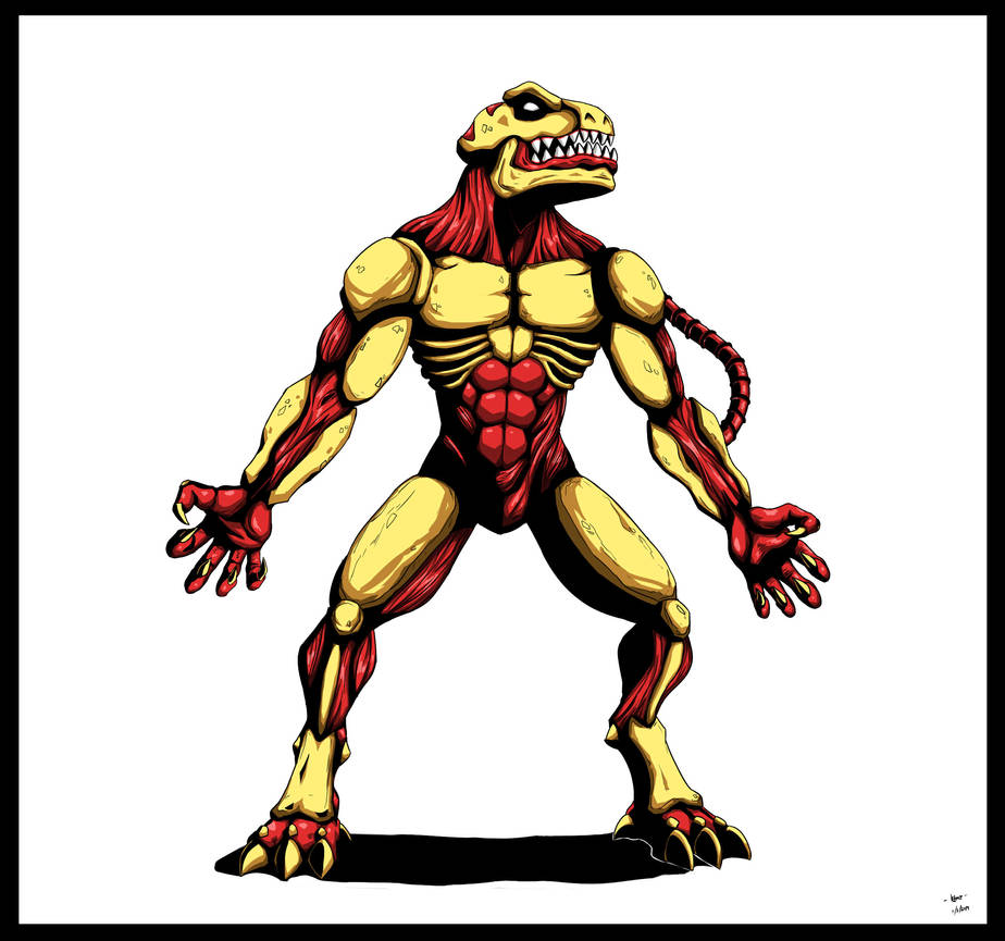 Tomb Raider 1 - Atlantean Mutant by ktmz27 on DeviantArt