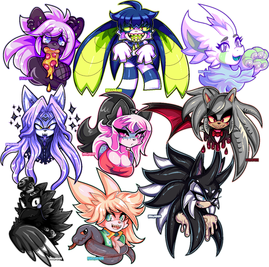 Pixel bust collection 2018 by Gullacass