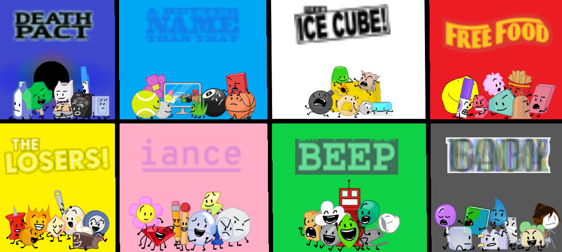 Battle for BFDI (BFB) Teams Poster by JDL2016 on DeviantArt