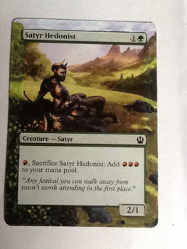 Satyr Hedonist Full Art