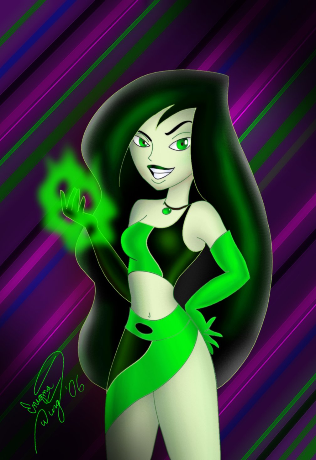 Shego Speed Draw on ~ by SinkCandyDarkWeb -- Fur Affinity [dot] net