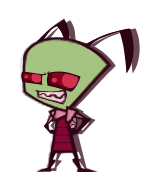 Zim Is Quite Amazing Chibi Zim Stamp