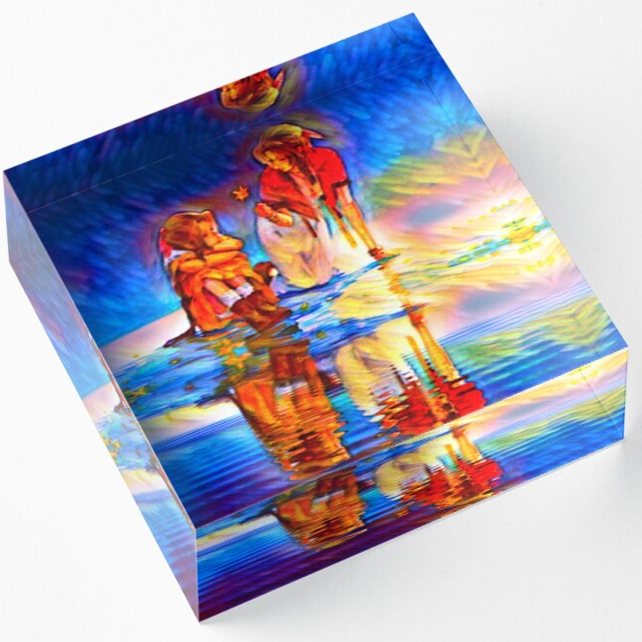 Final Fantasy VII - Aerith - Acrylic Block by Murloc1989 on DeviantArt