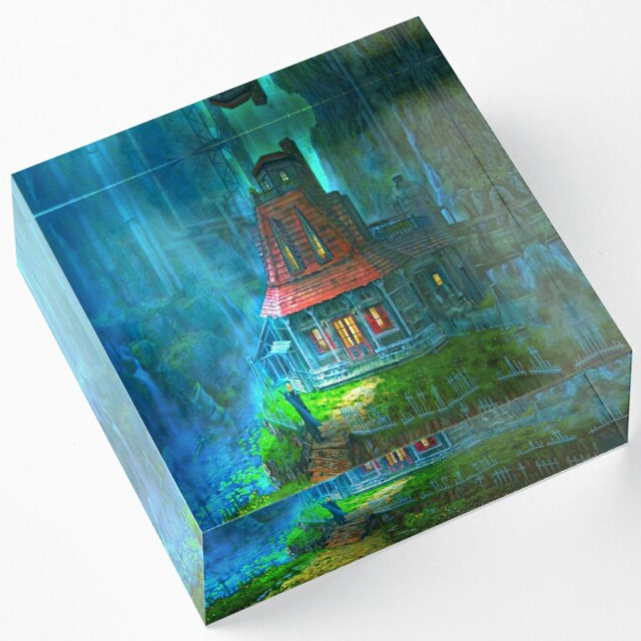 Final Fantasy 7 - Aerith's House - Acrylic Block by Murloc1989 on ...