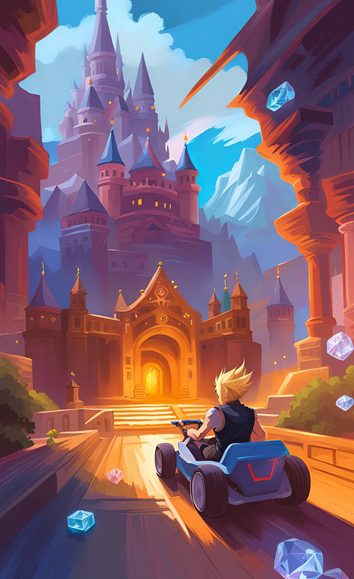 Fantasy Racers Final Fantasy Racing - Cloud Strife by Murloc1989 on DeviantArt