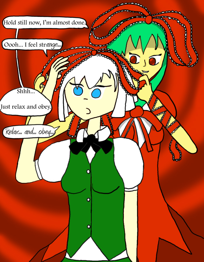 Hina and Youmu: Hyp-bow-sis