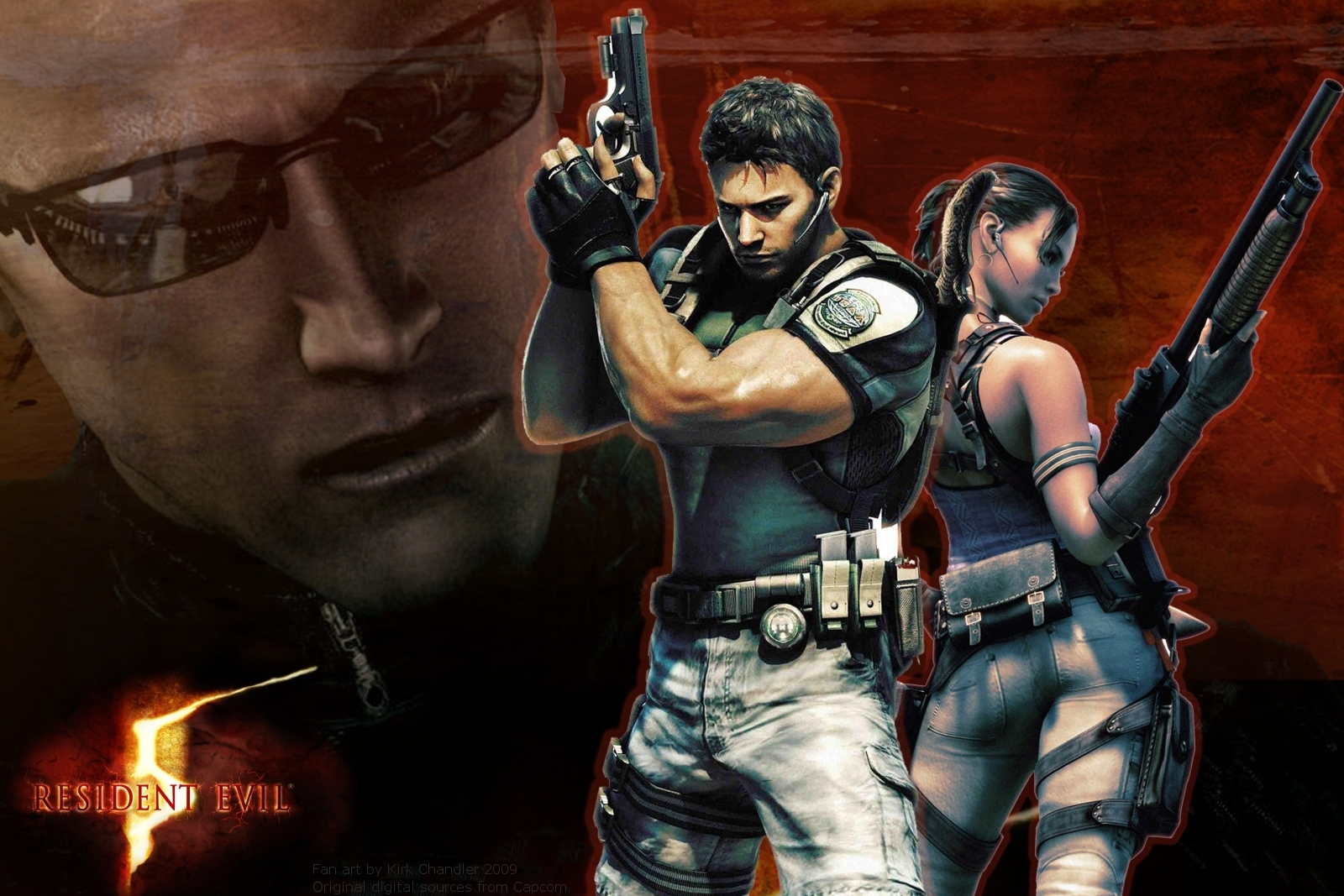 Resident Evil 5 Characters by IvanCEs on DeviantArt