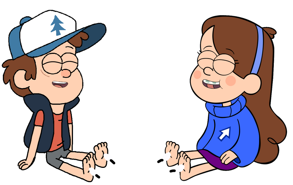 Dipper and Mabel's Ticklish Barefeet by TheVideoGameTeen on Devian...