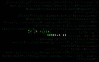 'compile' wallpaper
