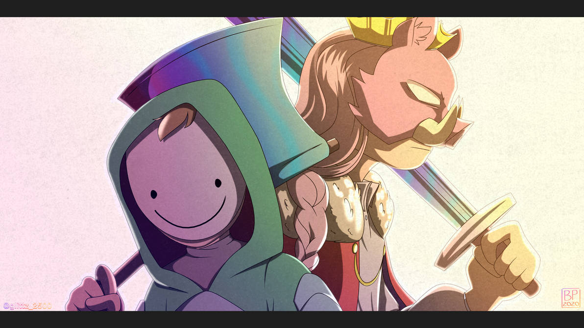 Dream vs Technoblade by GlitterStar2000 on DeviantArt