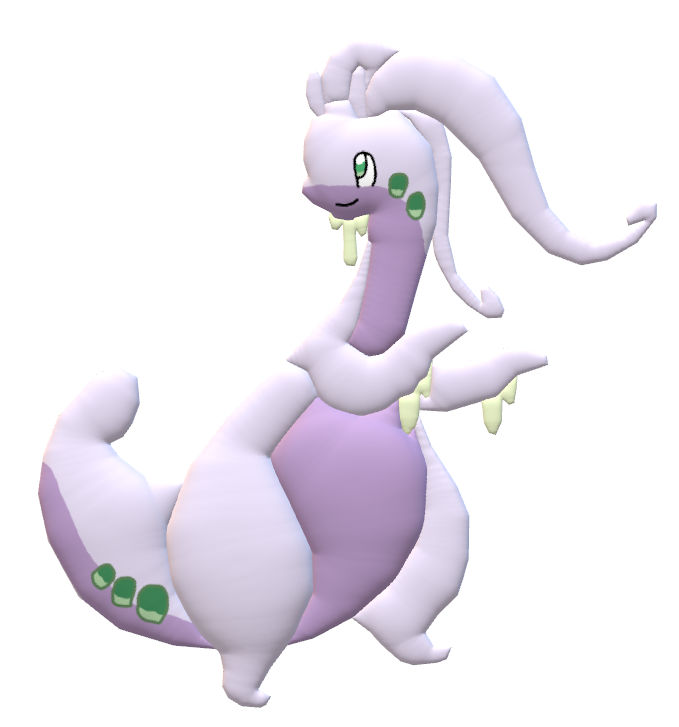 My Drawing Pokemon Goodra 3D by SakuraHirata135 on DeviantArt