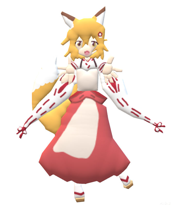 My Drawing The Helpful Fox Senko-San 3D by SakuraHirata135 on DeviantArt