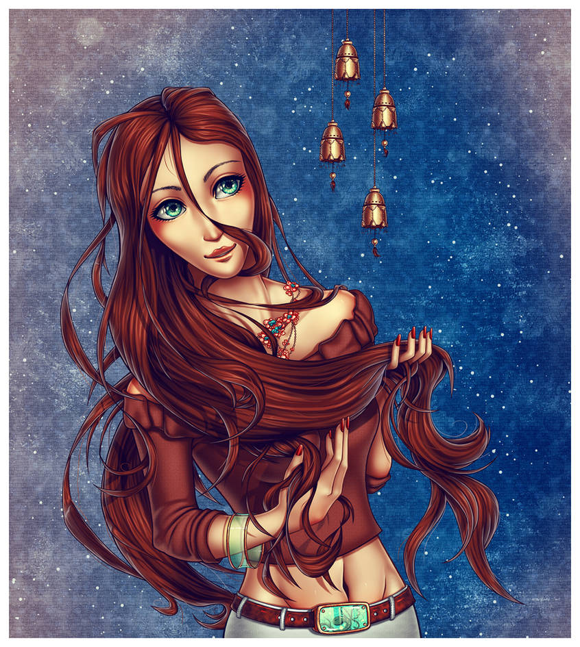 Long Haired Girl by Swaja
