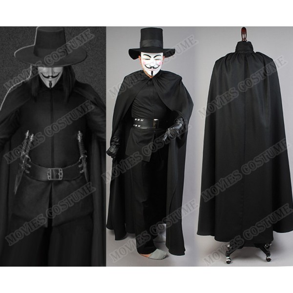V For Vendetta Costume, Hobbies Toys, Toys Games On Carousell |  