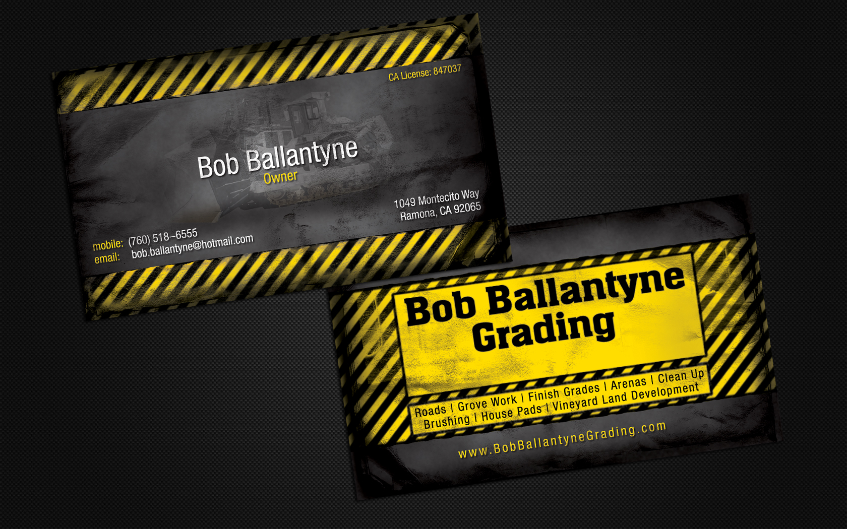 Bob Ballantyne Business Cards