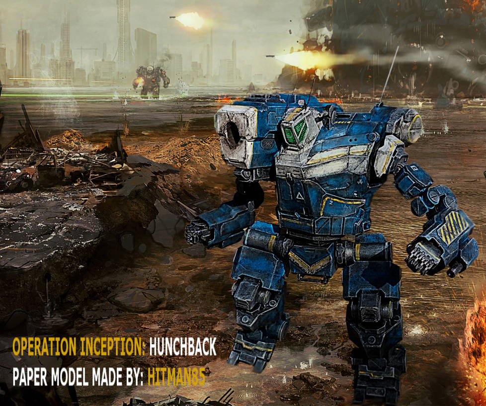 Hunchback mech paper model. by Hitman85Pl on DeviantArt