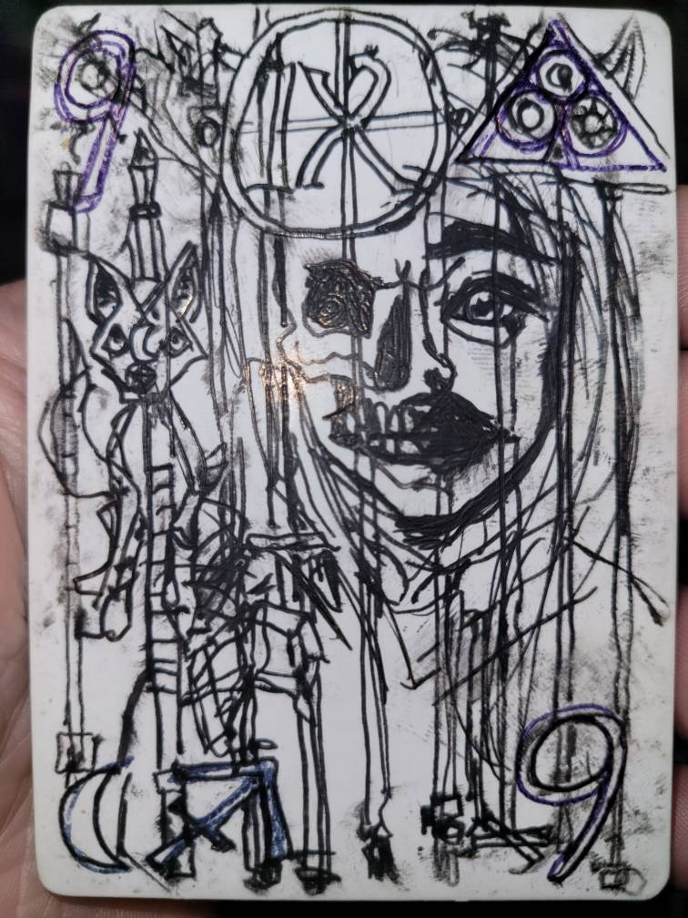9 of wands