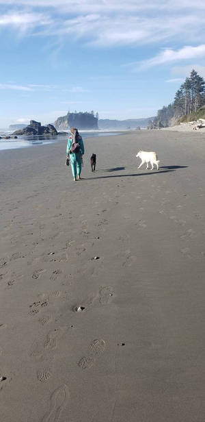 Light Gaia and Noah 2022 Ruby beach.