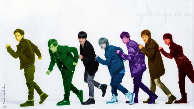 Kanjani8 wallpaper -Eighters gonna eight ver 02