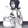 Rukia at the beach