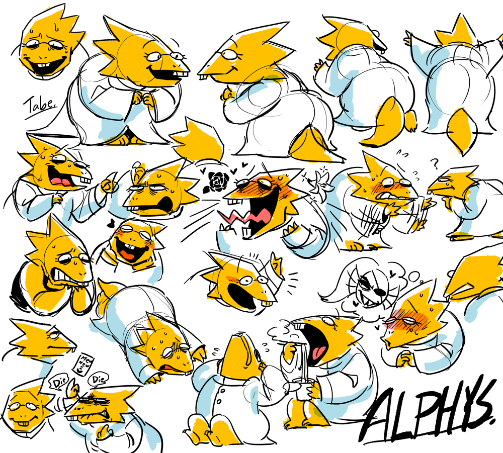 alphys by tabe103 on DeviantArt