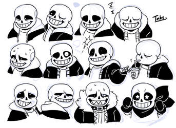 Sans the skeleton by tabe103