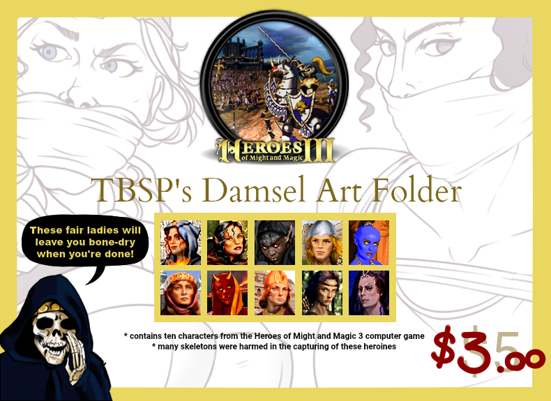 TBSP's HoMM 3 DiD Art Folder ON SALE $3.00!