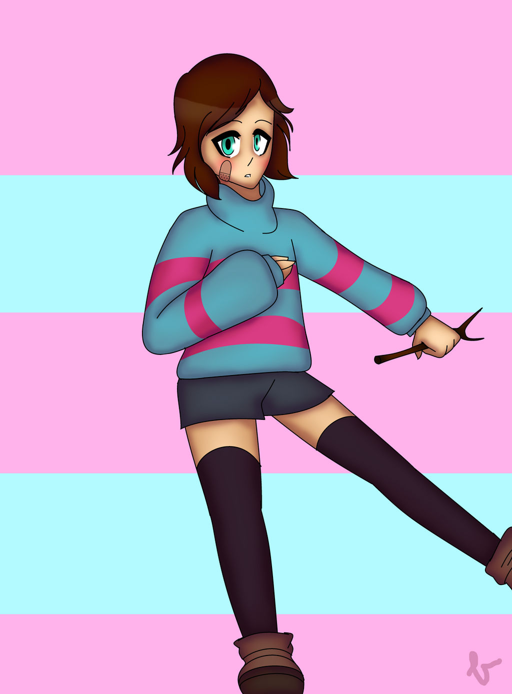 Frisk Doodle by TheChicRecruit on DeviantArt