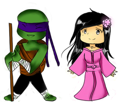 Lucy Hana and Donatello