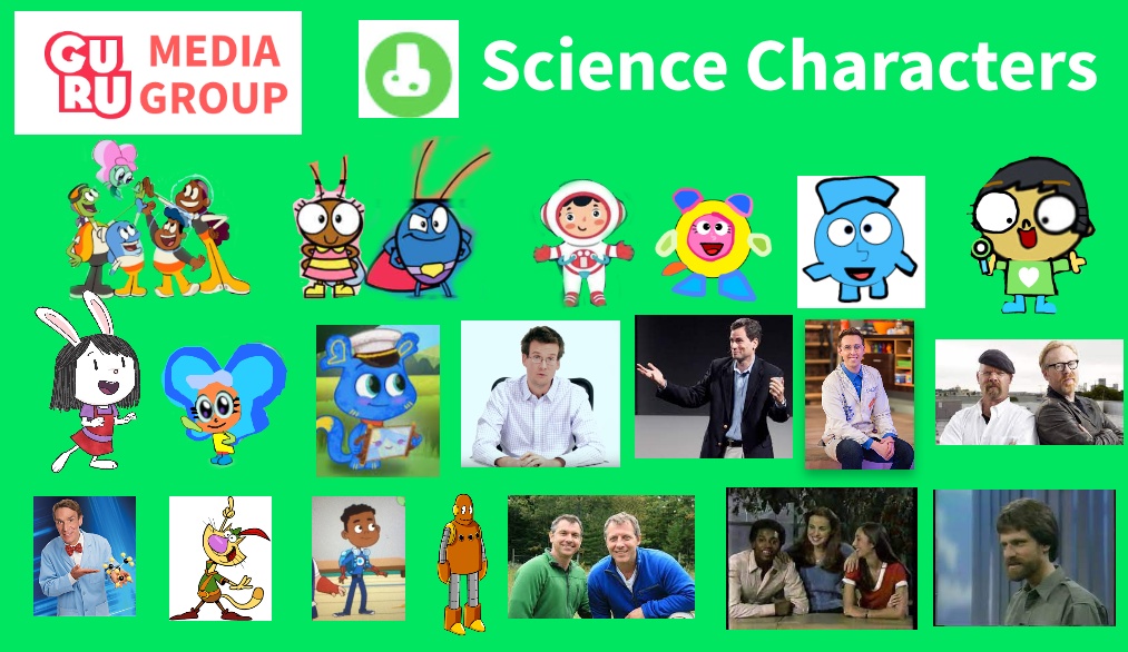 Deviantart Eummer Science Deviantart Guru Media Group Science Characters (Updated) by DVDNArt on DeviantArt