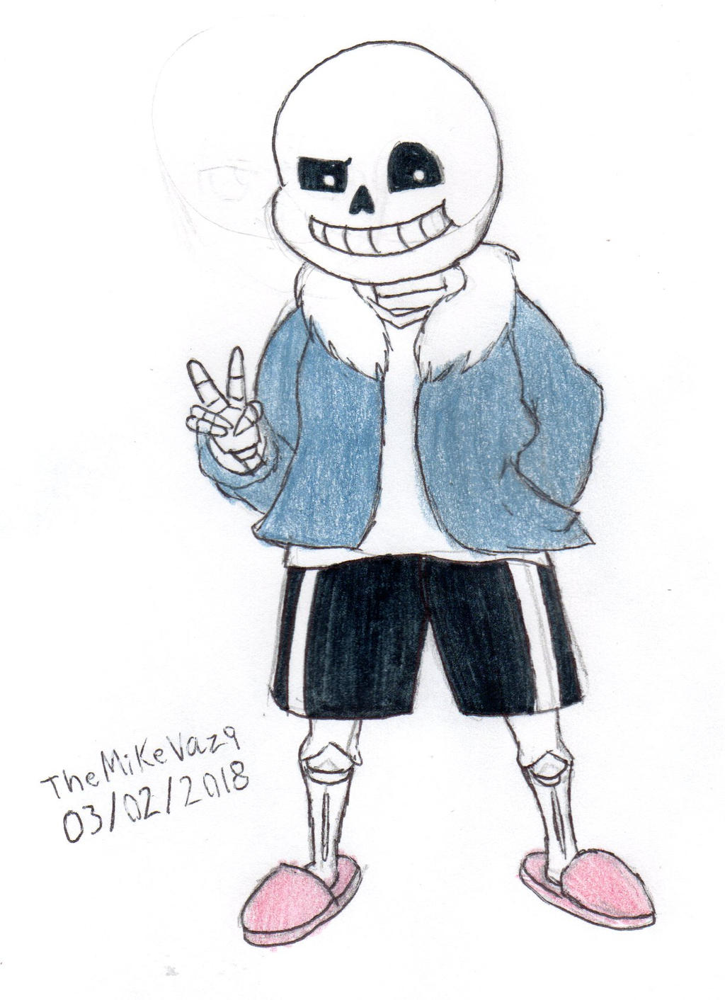 Sans Undertale Fanart By TheMikeVazq On DeviantArt sans-undertale-fanart-by-themikevazq-on-deviantart